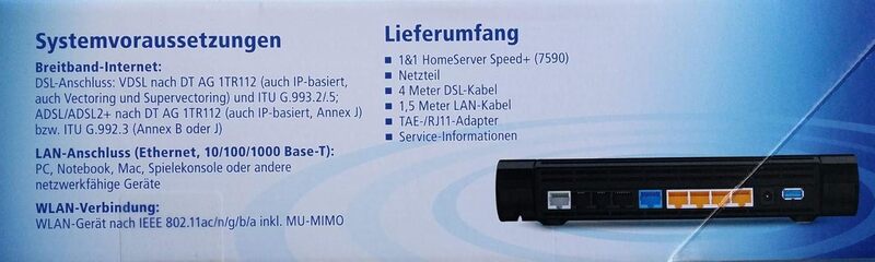 Fritz!Box Router Modem WLAN DECT Server Dualband Homeserver SIEHE TEXT/FOTO - 0721802631581