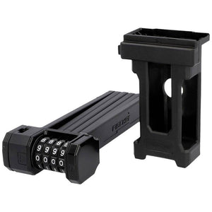 B-Ware Fischer Fahrrad Faltschloss Zahlenschloss PROTEC FN85 85cm schwarz 25mm dick