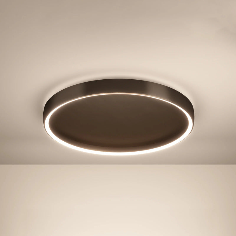 Modern Minimalistische Plafondlamp Trabuco 1-lichts Bruin - 9008606359936