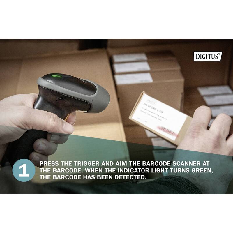 Digitus Da-81003 Scanner 1D 2D LED Black Handheld Including Base U - 4016032473657
