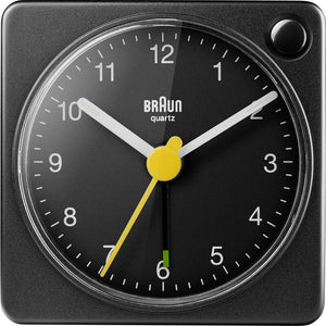 B-Ware Braun Wecker analog Crescendo-Alarm BC02 Schwarz Alarmzeit Timerzeit