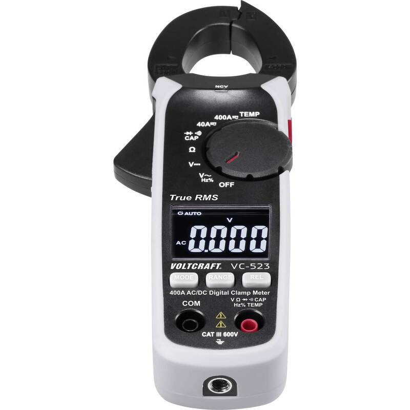 Voltcraft Stromzange VC-523 digitale Messzange 400A CAT III 600V True RMS - 4053199547463