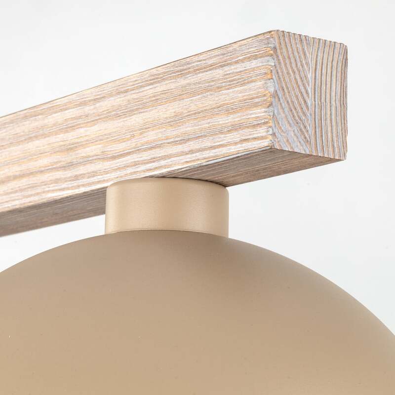 TK-Lighting Hängeleuchte Oslo sandfarben 3-flammig LED Pendelleuchte 118cm lang - 5906135110124