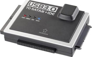 B-Ware Renkforce USB 3.0 zu IDE+SATA Konverter Externe Festplatte Adapter 2.5-3.5" Kit