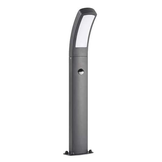 Lindby LED-Sockelleuchte Moshe anthrazit Gartenlampe mit Bewegungsmelder 60cm - 4251911734355