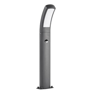 B-Ware Lindby LED-Sockelleuchte Moshe anthrazit Gartenlampe mit Bewegungsmelder 60cm