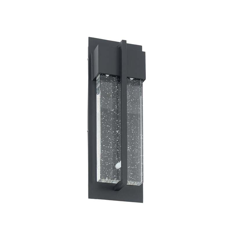 Lucande Außenwandleuchte Velune LED Gartenlampe anthrazit 35cm IP44 CCT 1000lm - 4255830909801