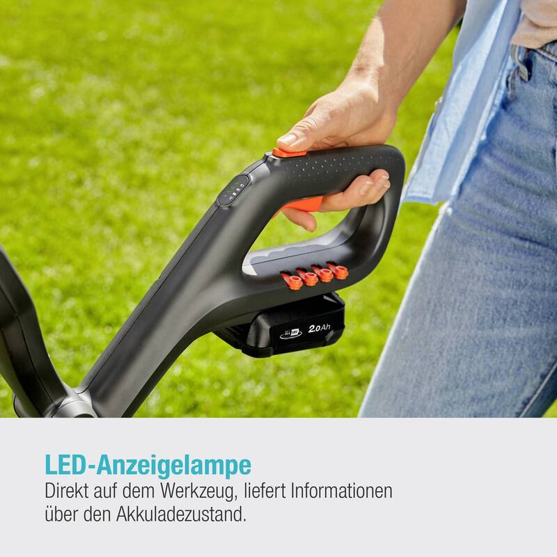 Gardena Akku-Trimmer EasyCut 23/18 V P4A Gartengerät mit Pflanzenschutzbügel 78 - 4078500054218