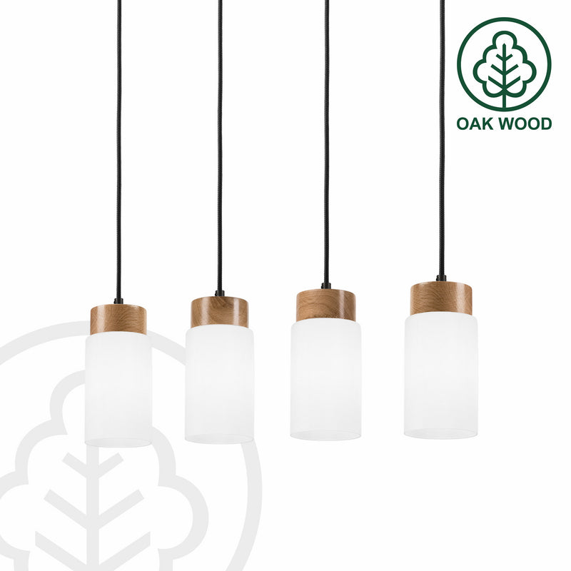 Lamkur Lighting Hängeleuchte Pendelleuchte Markus Opalglas 4flg SIEHE TEXT/FOTO - 5907687453639