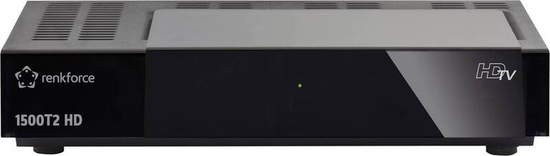 Renkforce 1500T2 HD DVB-T2 Receiver Schwarz 5000 Sender HDMI USB 2.0 - 4024035194363