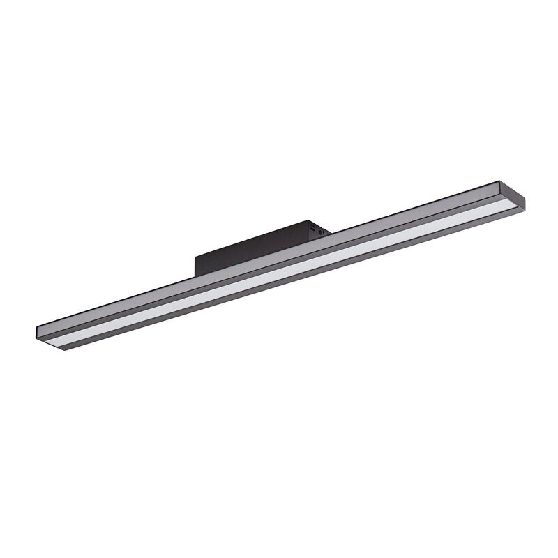 Lucande Deckenleuchte Deckenlampe Smart LED Leicy schwarz RGB CCT Fernbedienung - 4251911766356