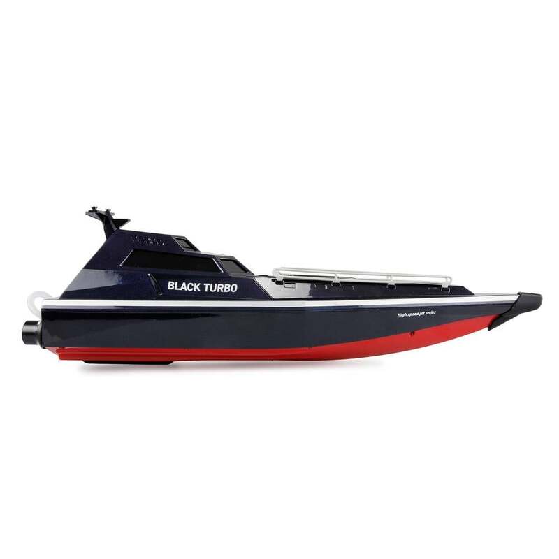 Amewi Black Turbo Speedboot Jetantrieb 420 RC Motorboot bis 28 km/h - 4262408975199