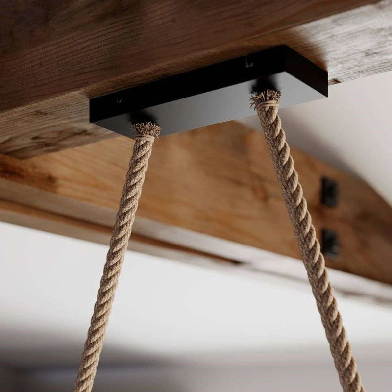 Lucande Hakona Hängeleuchte Pendelleuchte Deckenlampe Lampe 4 Holz - 4251096569995