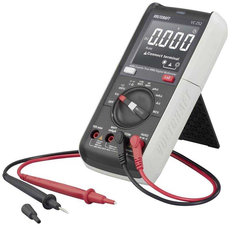 VOLTCRAFT VC252 Hand-Multimeter Strommesser Spannungsmesser Widerstandsmesser - 4064161218021