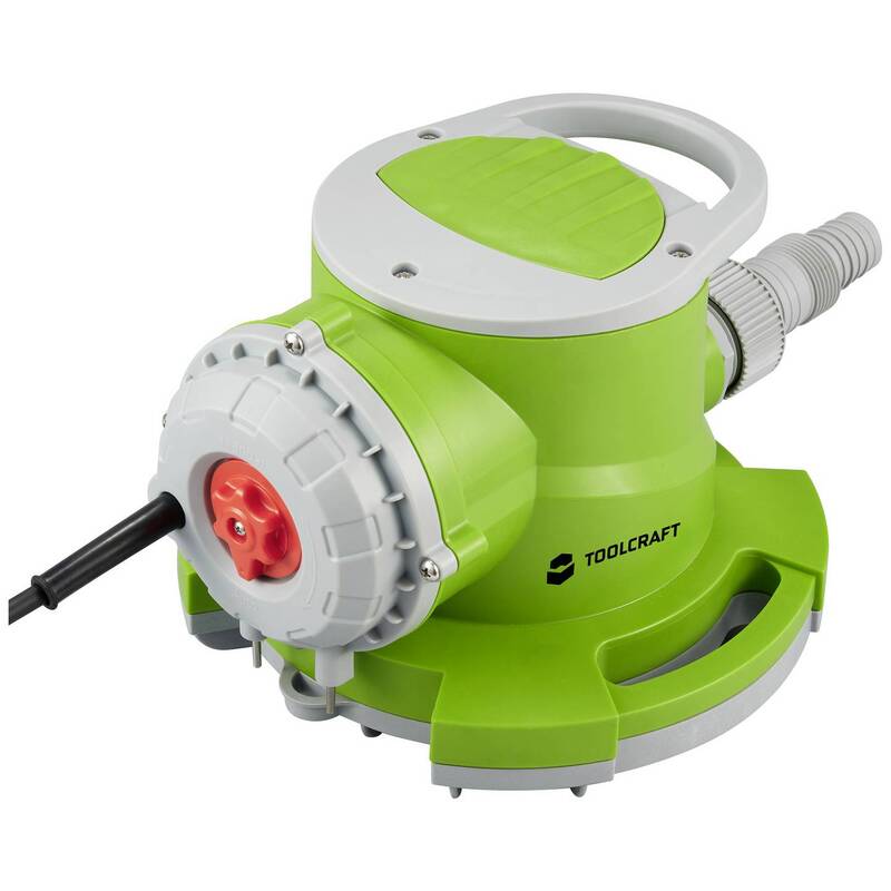 Toolcraft Tauchpumpe Flachsaugende Pumpe 7000l/h 7m IPX8 Gartenpumpe 400W - 4064161310190
