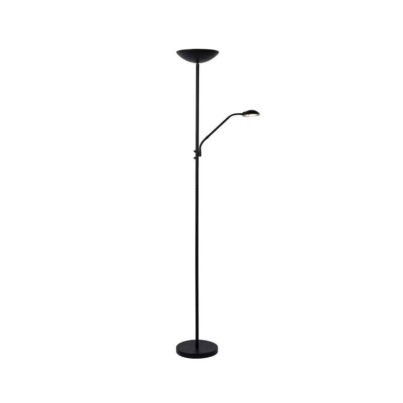 Lucide LED Stehleuchte Deckenfluter Zenith dimmbar schwarz 180 cm Metall Lampe - 5411212193896