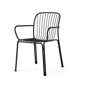 B-Ware &Tradition - Thorvald SC95 Outdoor Armlehnstuhl black Gartenstuhl Balkonstuhl