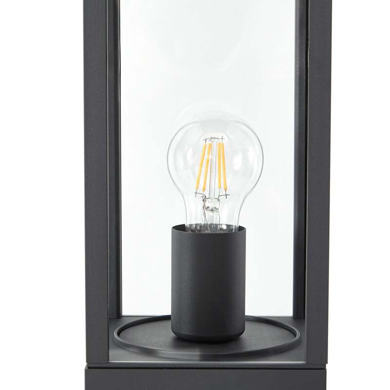 Lindby Wegeleuchte Peldar LED Gartenleuchte anthrazit 80cm mit Sensor IP44 - 4255830907234