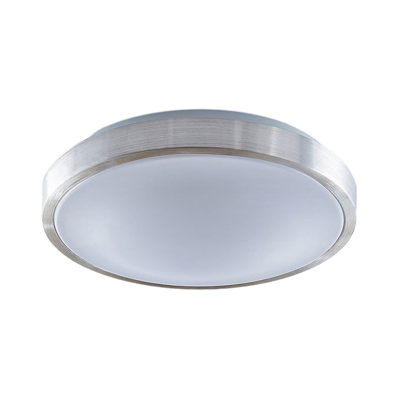 Lindby Deckenlampe Deckenleuchte Emelie LED Lampe Leuchte warmweiß Ø42cm silber - 4251096565676