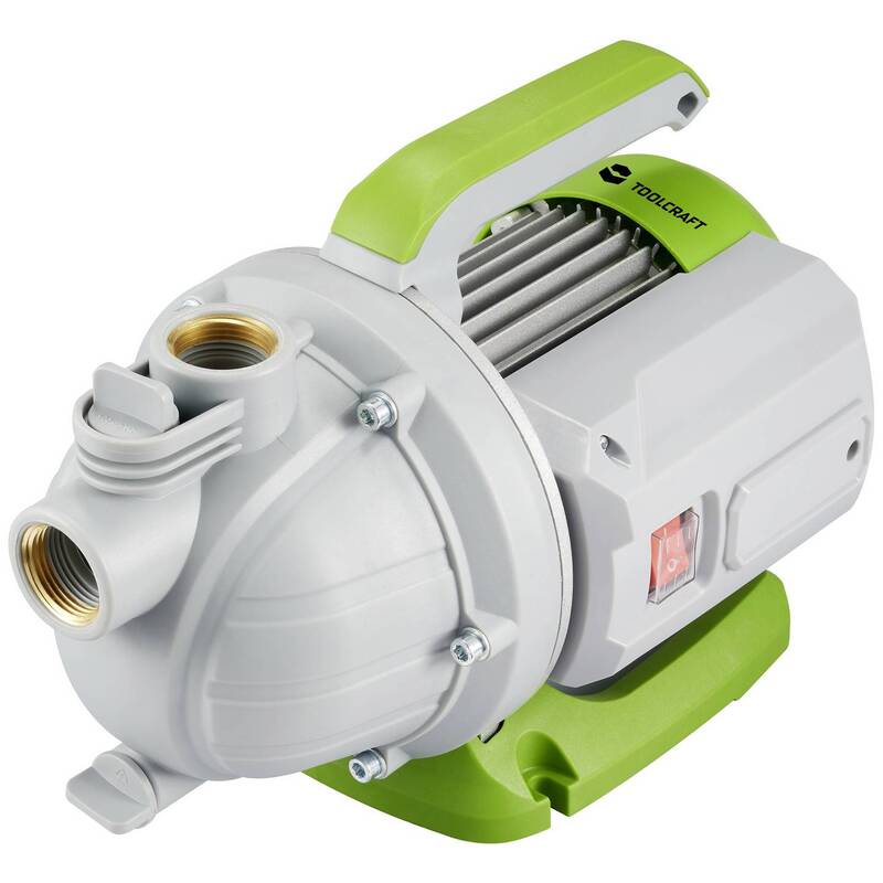 Toolcraft Gartenpumpe Wasserpumpe 3600l/h 30m Druckpumpe IPX4 400W kompakt - 4064161310145