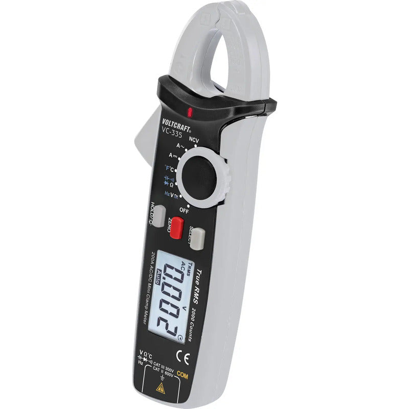 Voltcraft Stromzange VC-335 digital Messgerät 2000 Counts CAT II 600V CAT III - 4016139066660