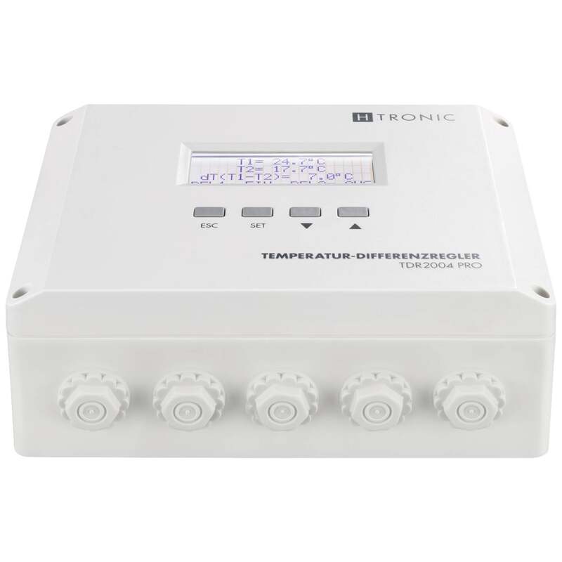 H-Tronic TDR2004 pro Temperaturschalter -99 bis 850 °C 3000 W IP20 - 4260003174313