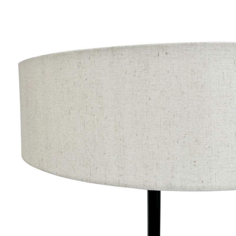 Dyberg Larsen Calix Floor Lamp, Black/natural, 150 Cm - 5704709091424