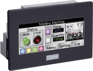 B-Ware Idec FT1A-C12RA-B SmartAXIS Touch SPS-Touchpanel mit integrierter Steuerung
