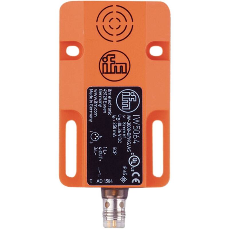 ifm Electronic Induktiver Sensor IW5064 PNP M8 10-36V DC Temperaturbereich -20 - 4021179140409
