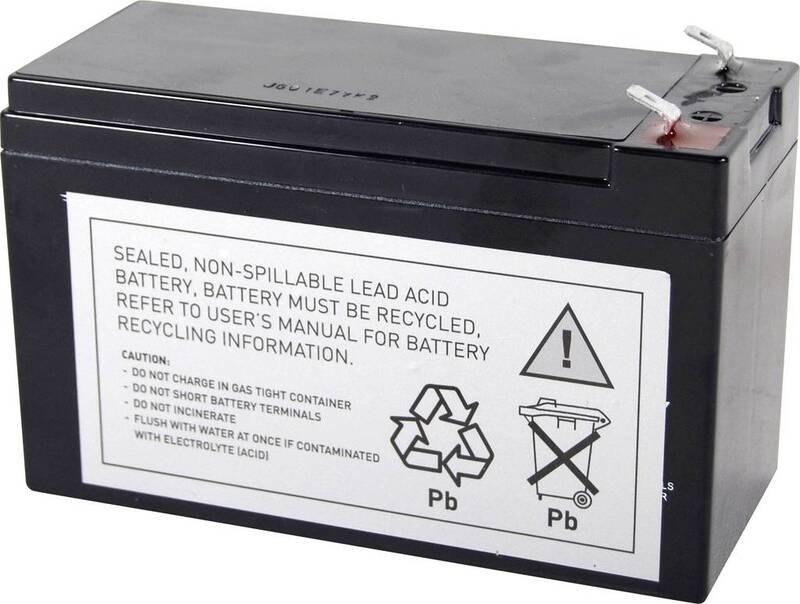 Conrad energy Ersatzakku RBC17 für APC USV-Anlage Wiederaufladbar - 4016138850734