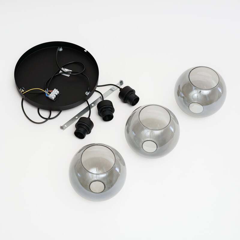 Euluna Hängeleuchte Cubus Deckenlampe Pendelleuchte E27 graphit SIEHE TEXT/F9 - 5901780528195