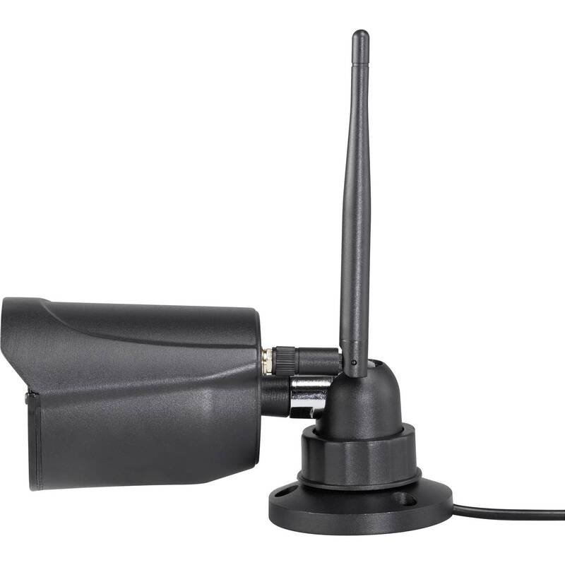 Sygonix Funk-Überwachungskamera Set 4-Kanal CMOS wetterfest 1280x720 IP65 150m - 4064161088945