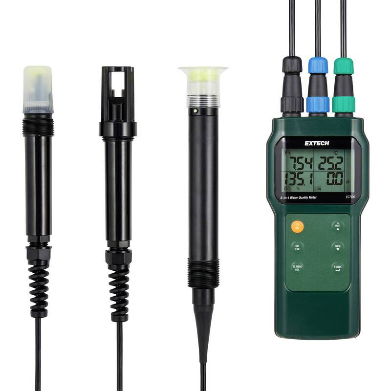 Extech Wasserqualitätsmessgerät pH-Wert Salinität TDS Temperatur Handmessgerät - 0793950157008