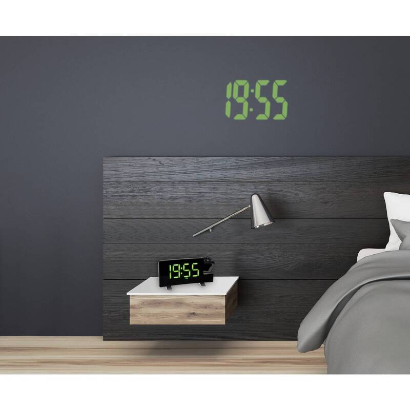 TFA Dostmann 60.5015.04 Quarz Wecker Uhr Alarm FM-Radio Weckwiederholung Schwarz - 4009816034526