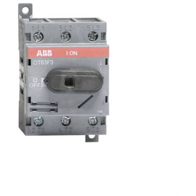 ABB Lasttrennschalter Hauptschalter Schalter 3 polig schwarz Stromschalter - 6417019392912