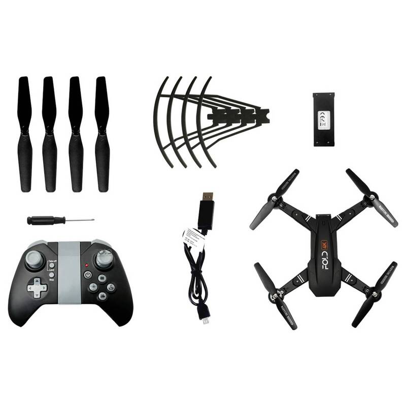 MODSTER FOLD 4K Quadrocopter Drohne Faltbar Foldable Drohne Kamera RTF Schw552 - 4260668080950