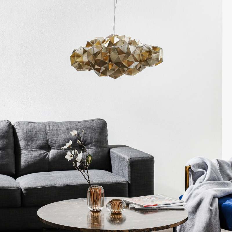 Slamp Hängeleuchte Drusa LED Pendelleuchte Lampe creme Designer Adriano Rachele - 8024727074269