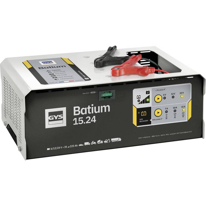 GYS Automatikladegerät Akku-Ladegerät BATIUM 15.24 6V 12V 24V 22A - 3154020024526