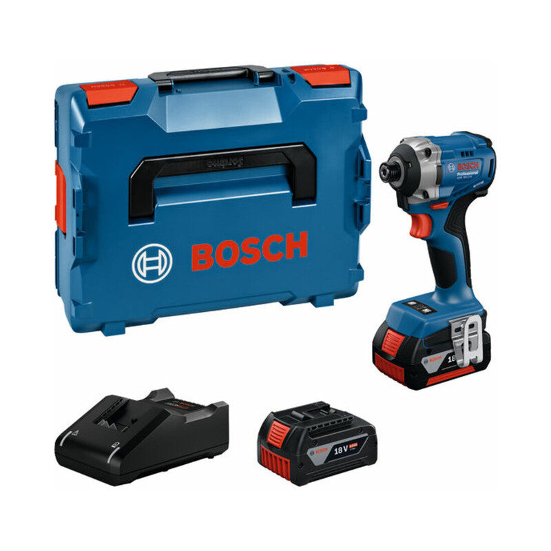 Bosch Akku-Drehschrauber GDR 18V-215 Schrauber 2x Akku GBA 18V 4.0Ah L-BOXX 136 - 4053423332049