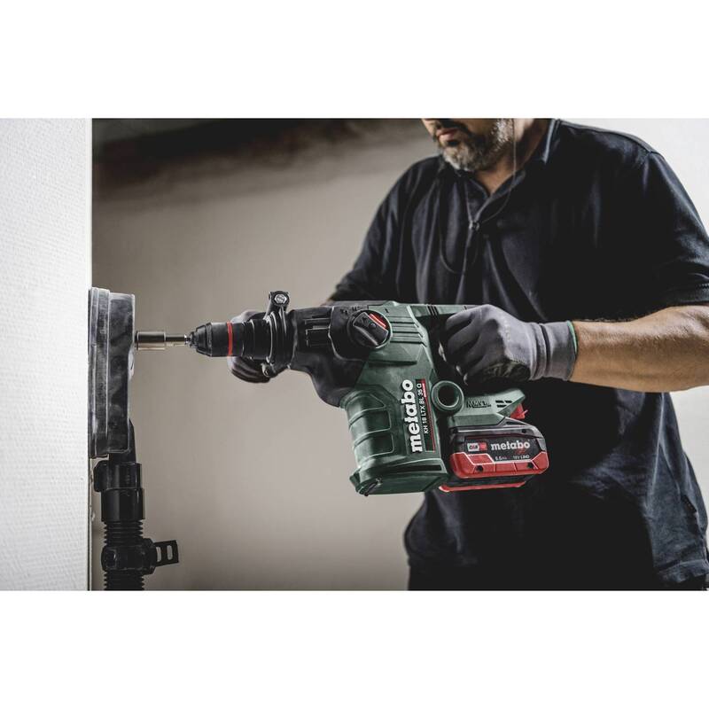 Metabo Akku-Kombihammer KH 18 LTX BL 35 Q SDS-Plus Bohrhammer 18V 4,2J grün - 4061792264243