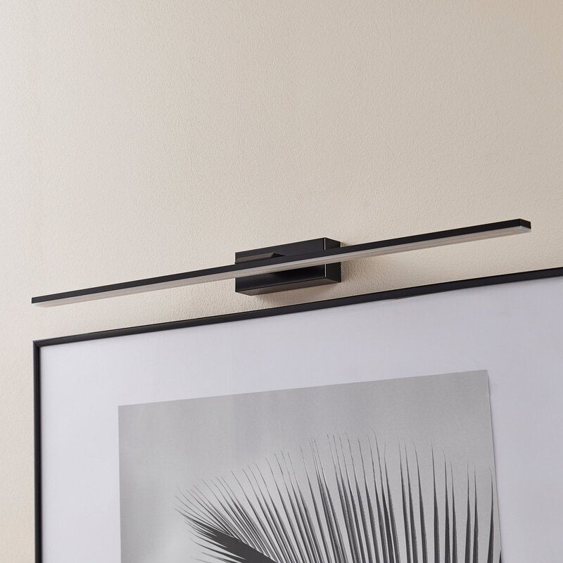 Miroir Wandleuchte Wandlampe LED Leuchte schwarz warmweiß Aluminium Kunststoff - 5903148515090