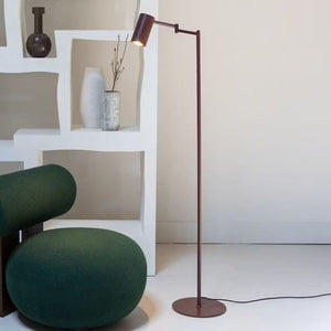 B-Ware It's About Romi Stehlampe Stehleuchte Bilbao Eisen Dunkelrot 154 Cm Gu10 Led
