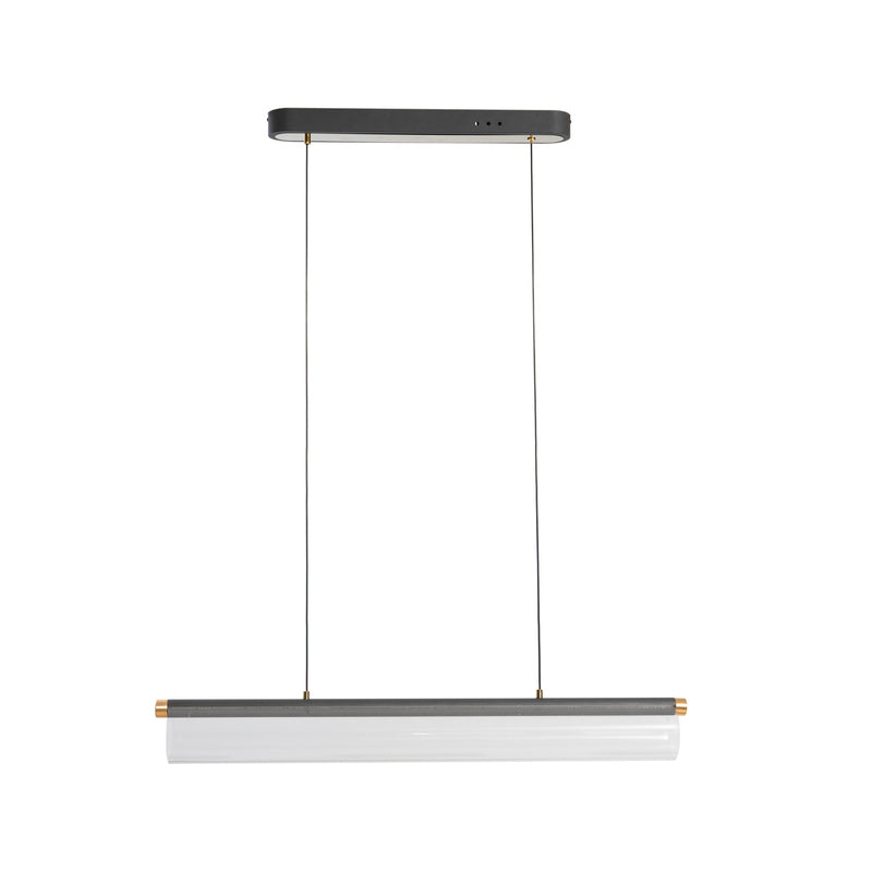 Lucande Pendelleuchte Hängeleuchte LED transparent Acryl Metall Alania180 - 4251911794724