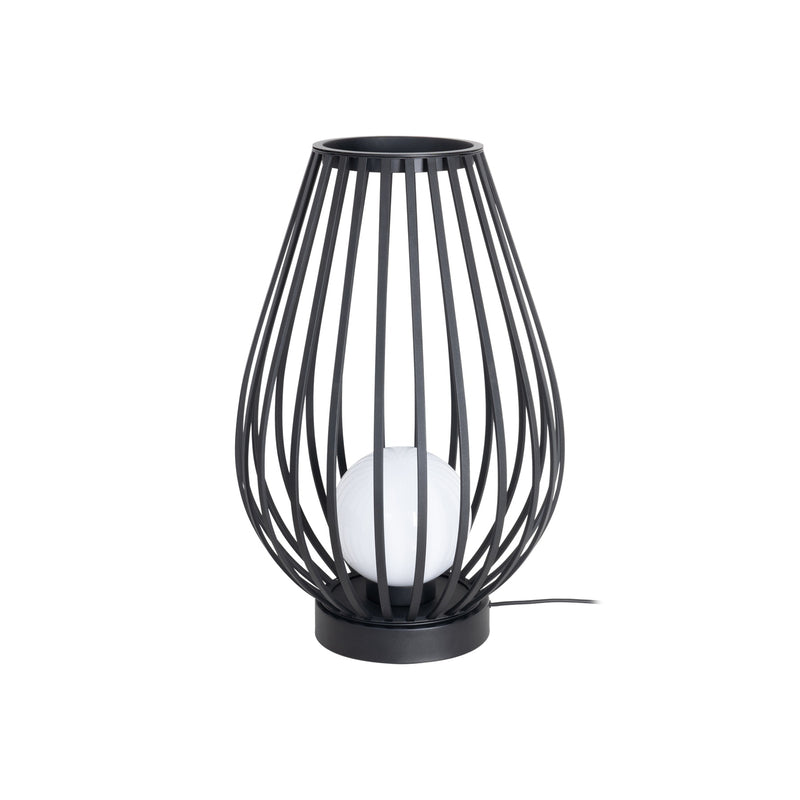 Lucande Terrassenleuchte Außenlampe Marrin schwarz Metall Ø46cm Outdoorleuc478 - 4251911787184