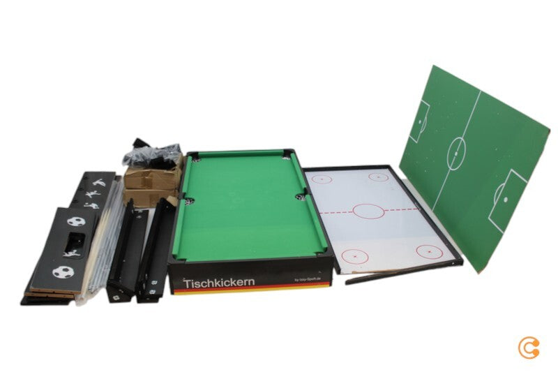 Izzy Multifunktionstisch Spieltisch 4-in-1 Tischfußball Billard SIEHE TEXT/F212 - 4047385499155