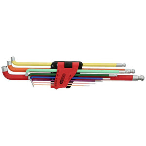 B-Ware KS Tools Winkelschraubendreher Innen-Sechskant Set 1/16-3/16 Zoll 8 Teile