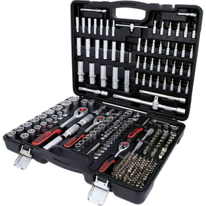 B-Ware KS Tools Steckschlüsselsatz 1/4" 3/8" 1/2" 255 Teile Chrom-Vanadium Stahl Koffer