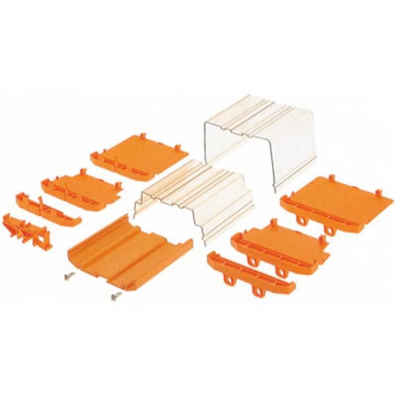 Weidmüller AP 100 D BK Hutschienen-Gehäuse Gehäuse Schiene Endstücke 20 Stück - 4050118159936