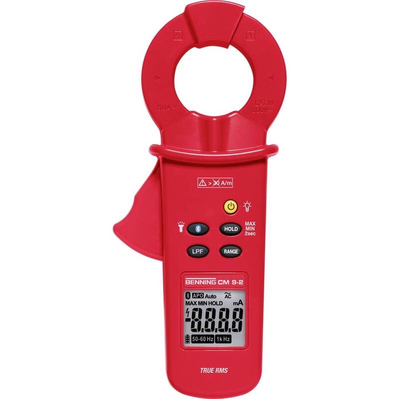Benning Stromzange CM 9-2 Datenlogger True RMS 60A CAT IV 300V Bluetooth - 4014651446854