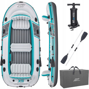 B-Ware Bestway Schlauchboot Hydro-Force Adventure Elite X5 364x166cm für 5 Personen